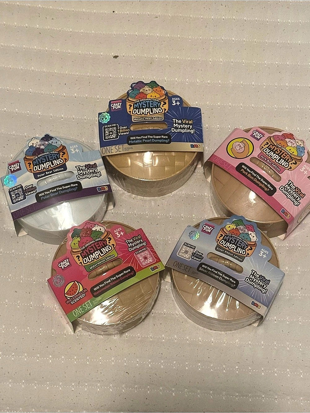 Set of 5 Crazy Fun Mystery Dumpling Variety Pack